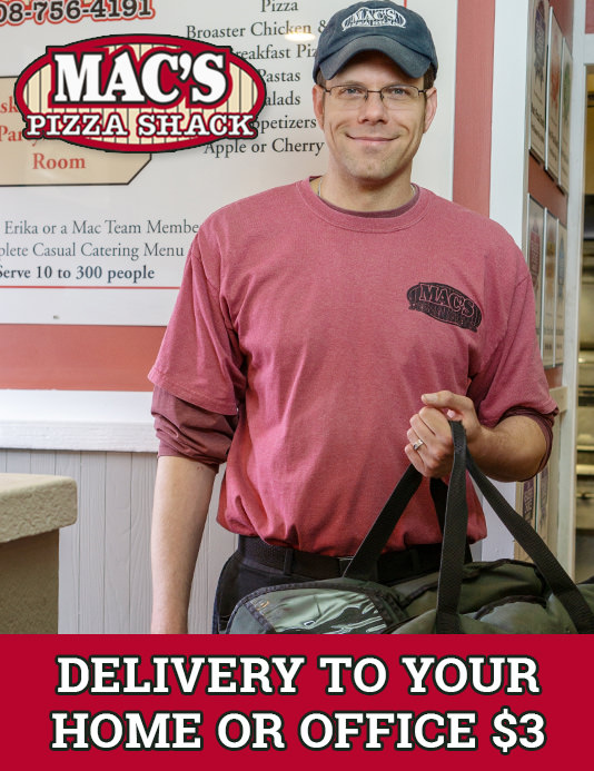 Macs Pizza Delivery Driver